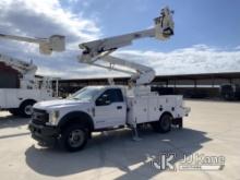 (Van Alstyne, TX) Altec AT48M, Articulating & Telescopic Material Handling Bucket Truck center mount