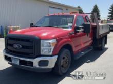 (Maple Lake, MN) 2013 Ford F350 Extended-Cab Flatbed Truck Runs and Moves