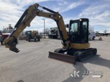 2019 Caterpillar 305E2 Mini Hydraulic Excavator Runs, Moves, & Operates) (Front Lower & Rear Window 