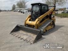 2018 Cat 289D Tracked Skid Steer Loader Runs, Moves, & Operates) (Has Engine Noise, Engine Intake Ma