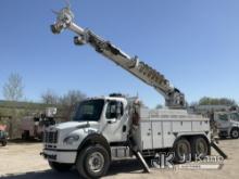 (Des Moines, IA) Altec DM45-BC, Digger Derrick rear mounted on 2013 Freightliner M2 106 T/A Utility