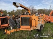 2007 Altec Environmental Products DC1217 Chipper (12in Disc), trailer mtd No Title) (Runs) (Bad Clut