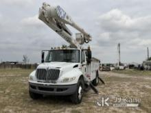 (Weslaco, TX) Altec AM55, Over-Center Material Handling Bucket Truck rear mounted on 2013 Internatio
