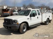 2003 Ford F350 Extended-Cab Service Truck Runs, Moves