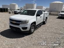 2016 Chevrolet Colorado Extended-Cab Service Truck Starts, Runs and Moves, Heavy Fuel Smell, Possibl