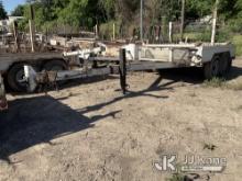 (Cypress, TX) 1995 Brooks Brothers Extendable Pole/Material Trailer Stands & Rolls, Serial Number Pl