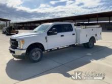 2017 Ford F350 4x4 Crew-Cab Service Truck, Cooperative Owned Runs. Moves.