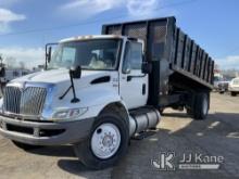 2009 International Durastar 4300 Flatbed/Dump Truck Runs, Moves & Dump Operates
