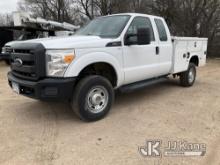 2016 Ford F250 4x4 Extended-Cab Service Truck Not Running, Condition Unknown) (Does Not move, NOT Ro
