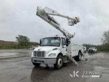 Altec AM55-MH, Over-Center Material Handling Bucket Truck rear mounted on 2014 Freightliner M2 106 U
