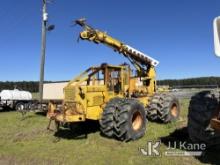 Telelect C100, Digger Derrick rear mounted on Industrial Vehicles International C-100 Rubber Tired S