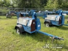 2006 Genie TML Portable Light Tower, (Municipality Owned) Not Operating, Bad Tires, Parts Only) (Buy