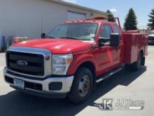 2016 Ford F350 Extended-Cab Service Truck Runs and Moves
