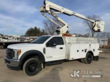 Versalift SST37EIH-01, Articulating & Telescopic Bucket Truck mounted behind cab on 2017 Ford F550 4