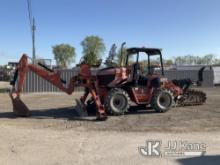 2015 Ditch Witch RT100 Rubber Tired Trencher Runs, Moves, Operates