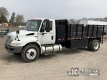 2013 International Durastar 4300 Dump Flatbed Truck Runs, Moves, Dump Operates, Side Lift Gate Opera
