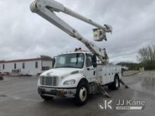 Altec AA755, Material Handling Bucket Truck rear mounted on 2014 Freightliner M2 106 Utility Truck R