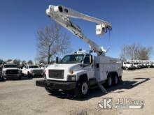 Altec AM650-MH, Over-Center Material Handling Bucket Truck rear mounted on 2006 Chevrolet C8500 T/A 