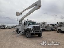 Altec A77T-E93, Articulating & Telescopic Material Handling Elevator Bucket Truck rear mounted on 20