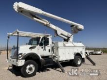 (El Paso, TX) Altec AM55-E, Over-Center Material Handling Bucket Truck rear mounted on 2008 Internat