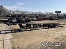 2008 Take 3 Trailers Tri/Axle 3-Car Carrier Trailer Winch Operates, Broken Safety Chains