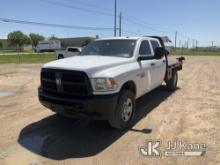 (Waxahachie, TX) 2018 RAM 2500 4x4 Crew-Cab Flatbed Truck Runs & Moves,