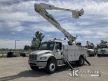 Altec AA55-MH, Over-Center Material Handling Bucket Truck rear mounted on 2014 Freightliner M2 106 4