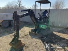 2018 John Deere 17G Mini Hydraulic Excavator Runs, Moves, Operates