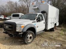 2011 Ford F-550 Enclosed Service Truck Not Running, Condition Unknown.