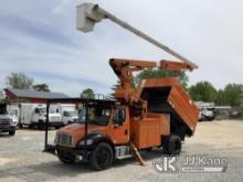 Altec LRV60E70, Over-Center Elevator Bucket Truck mounted behind cab on 2012 Freightliner M2106 Chip