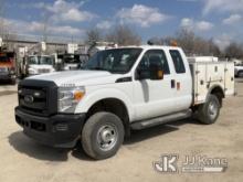 2012 Ford F350 4x4 Extended-Cab Service Truck Runs & Moves