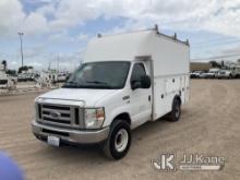 2012 Ford E350 Econoline Cutaway Service Van Runs & Moves) (Jump To Start, Cracked Windshield, Check