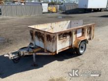 1991 Chilton S/A Tagalong Utility Trailer No Title) (Missing Rear Door
