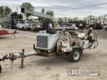 2016 Morbark M12D Chipper (12in Drum) Runs, Clutch Engages)(Rust Damage) (Seller States: Engine Valv