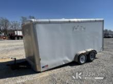 2016 Forest River T/A Enclosed Trailer No Title) (Seller States: Needs New Axle & Brakes, Frame Brok