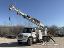 Altec D4060-TR, Digger Derrick rear mounted on 2013 Freightliner M2 106 T/A Flatbed/Utility Truck Ru