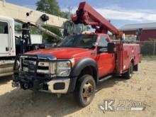 ETI ETC37-IH, Articulating & Telescopic Bucket Truck mounted behind cab on 2016 Ford F550 4x4 Servic