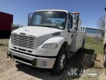 2010 Freightliner M2 106 Utility Truck Runs) (Jump to Start, Transmission Not Shifting, Will Not Mov