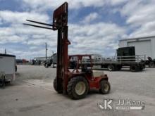 1992 Manitou T802TC-D Rough Terrain Forklift, Cooperative owned Runs, Moves And Operates, Paint/Body