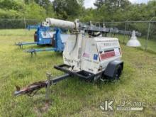 2006 Terex AL4060D1-4MH Portable Light Tower, (Municipality Owned) Bad Batteries, Bad Tires, Conditi