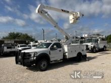 HiRanger HR40-M, Material Handling Bucket Truck mounted behind cab on 2018 Ford F550 4x4 Service Tru