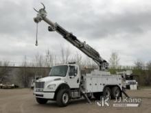 Altec DM45-BR, Digger Derrick rear mounted on 2014 Freightliner M2 106 T/A Utility Truck Runs, Moves