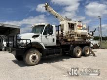 (Azle, TX) Terex/Redrill 330-12, Pressure Digger mounted on 2008 International 7400 6x6 Cab & Chassi