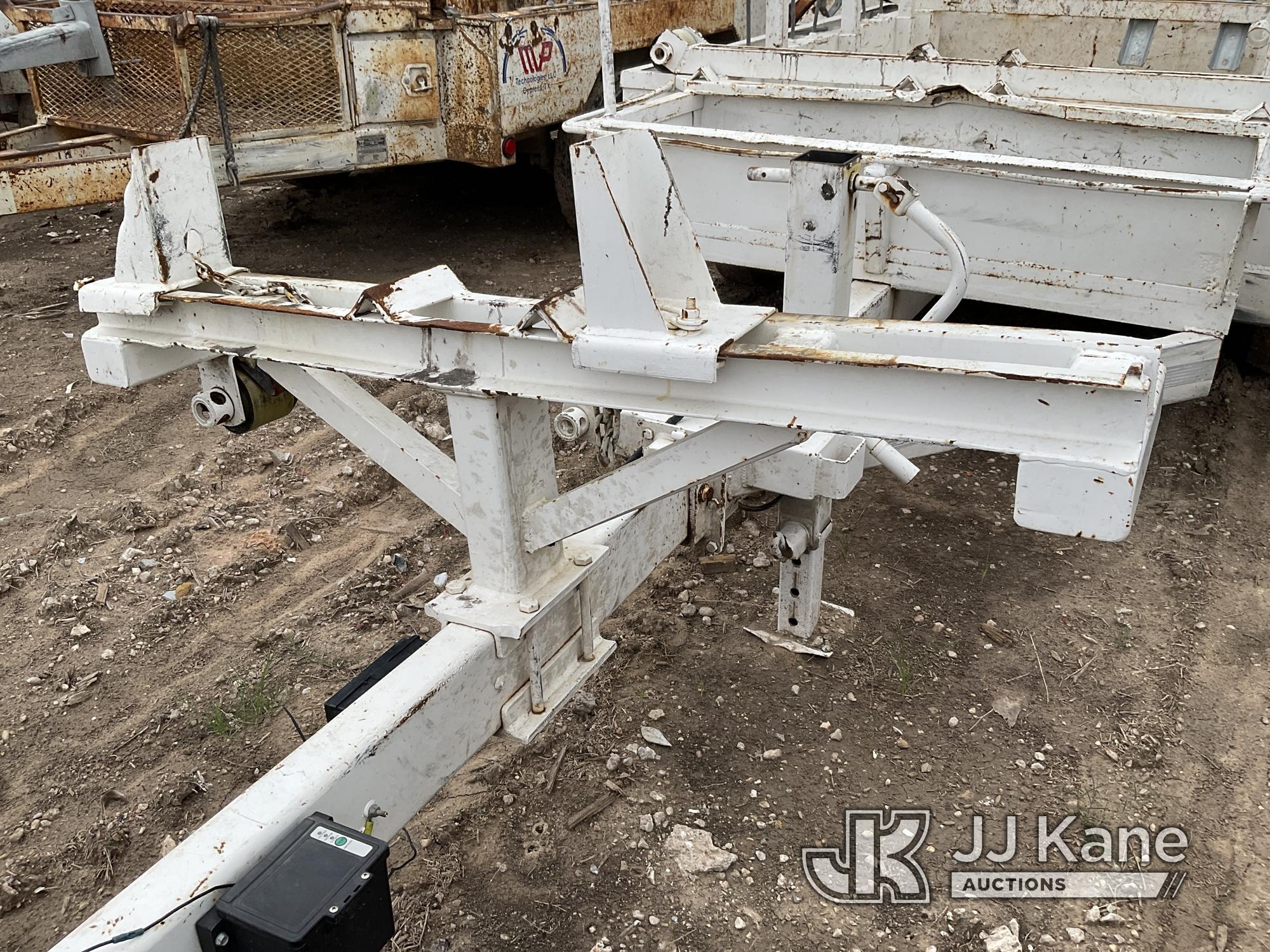 (Cypress, TX) 2005 Brooks Brothers Material / Pole Trailer Stands & Rolls) (Serial Plate Is Missing