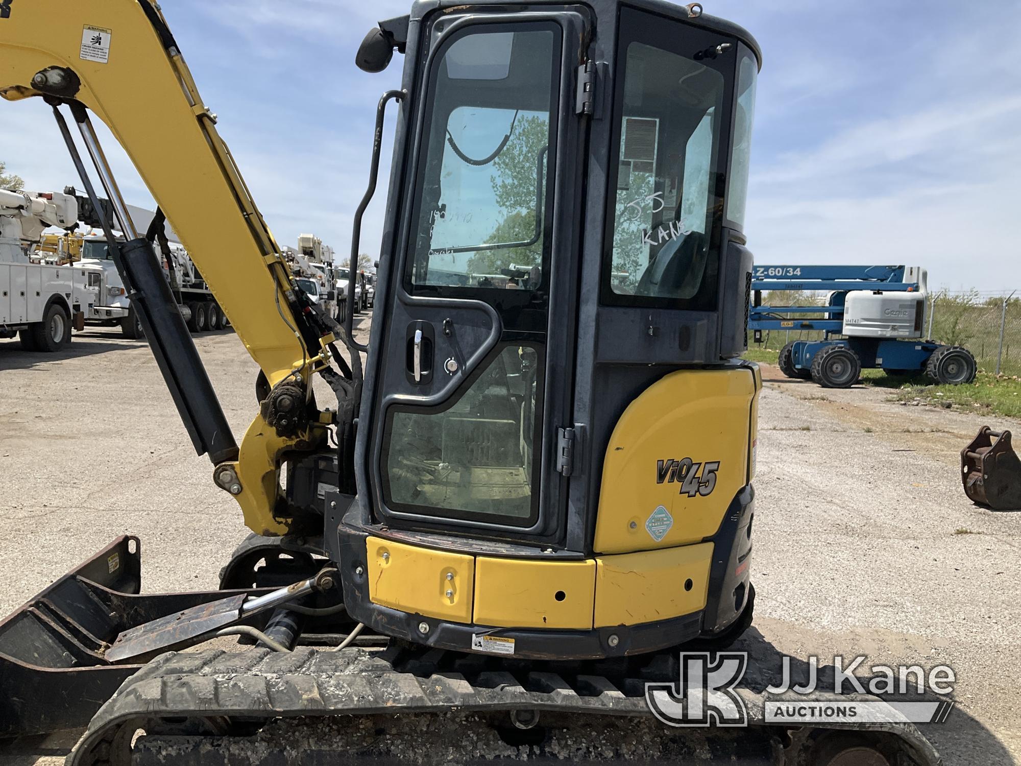 (Kansas City, MO) 2017 Yanmar V1045 Mini Hydraulic Excavator Runs, Moves, & Operates