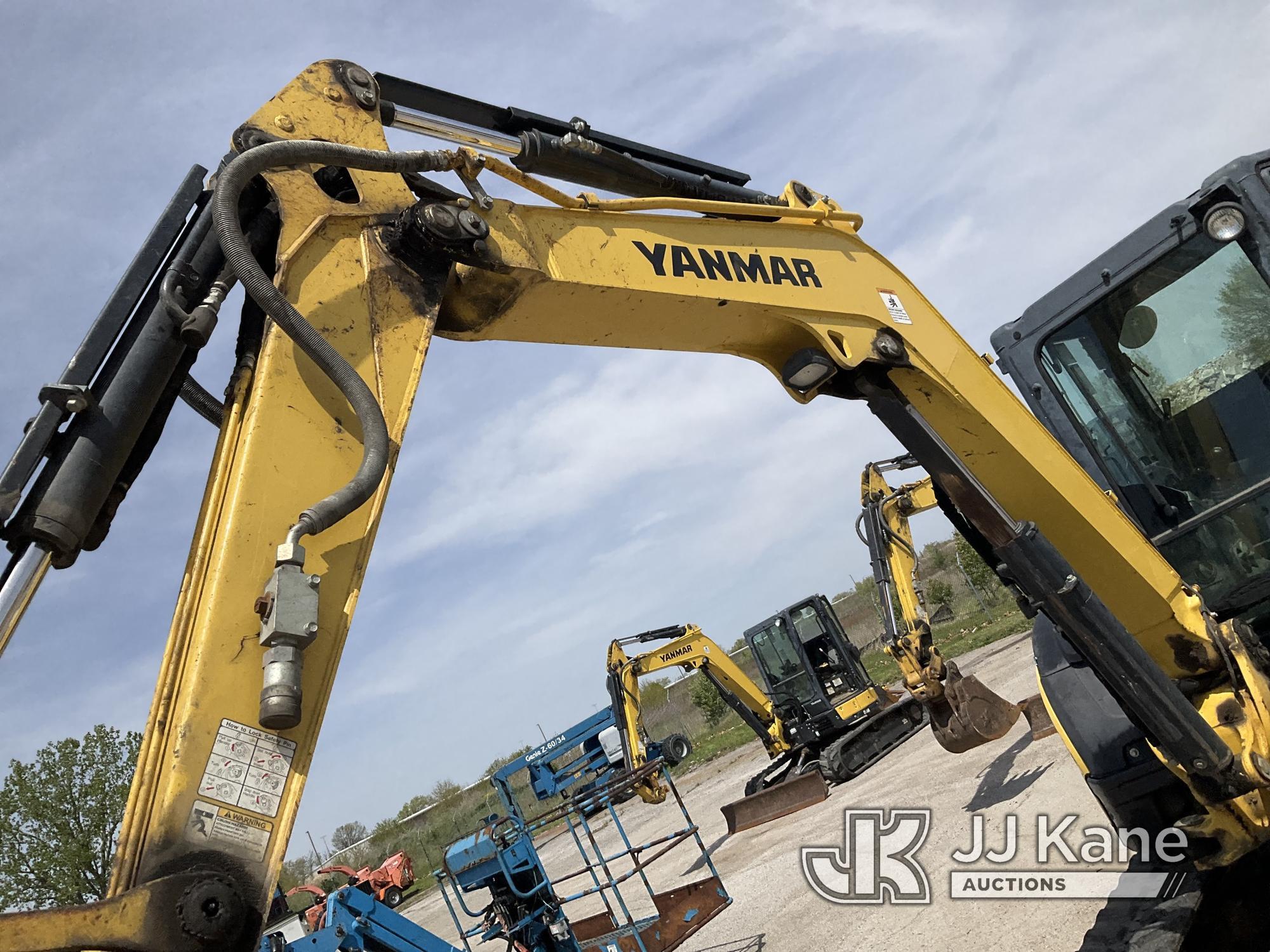 (Kansas City, MO) 2017 Yanmar VI045 Mini Hydraulic Excavator Runs, Moves, & Operates