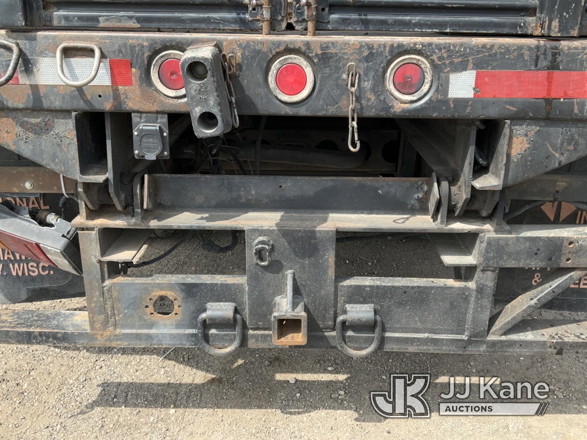 (South Beloit, IL) 2007 Isuzu NPR Dump Flatbed Truck Runs, Moves & Dump Operates
