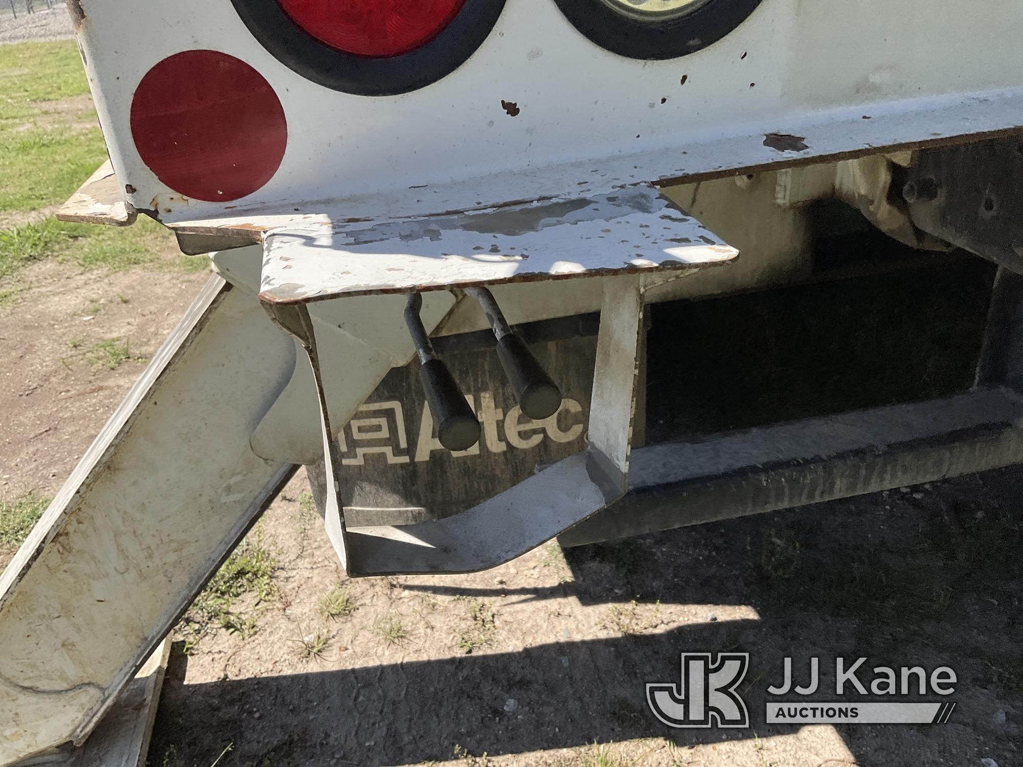 (Cypress, TX) Altec DC47-TR, Digger Derrick rear mounted on 2015 Kenworth T370 Utility Truck Runs, M