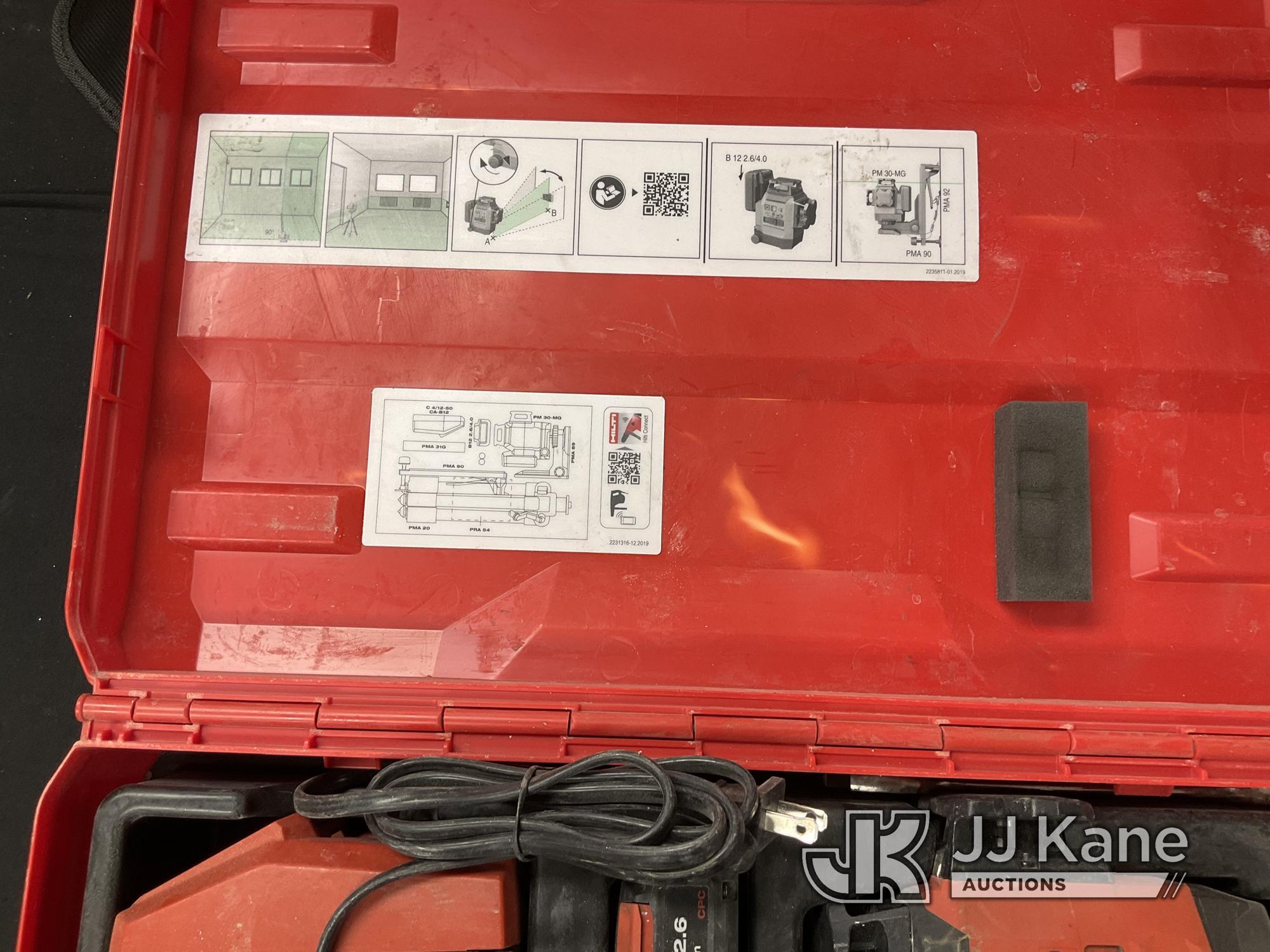 (Jurupa Valley, CA) Hilti PM 30-MG Laser Level (Used) NOTE: This unit is being sold AS IS/WHERE IS v