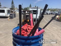 (Jurupa Valley, CA) 1 Pallet Of Watermonster Buckets & Plastic Pipes (Used) NOTE: This unit is being